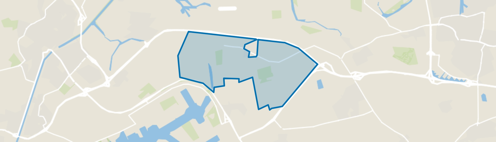 Verspreide huizen Lewedorp, Lewedorp map