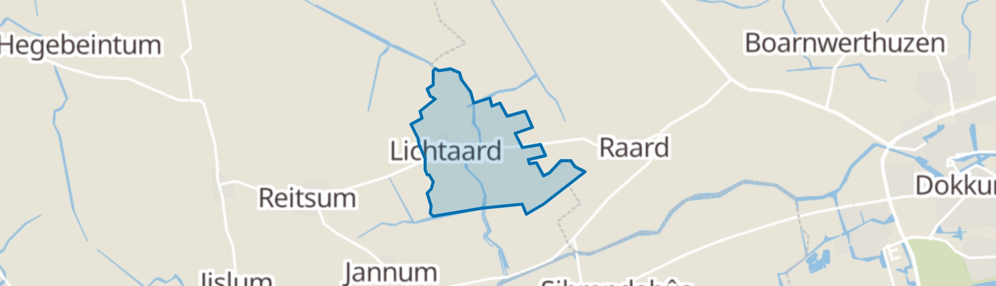 Lichtaard map