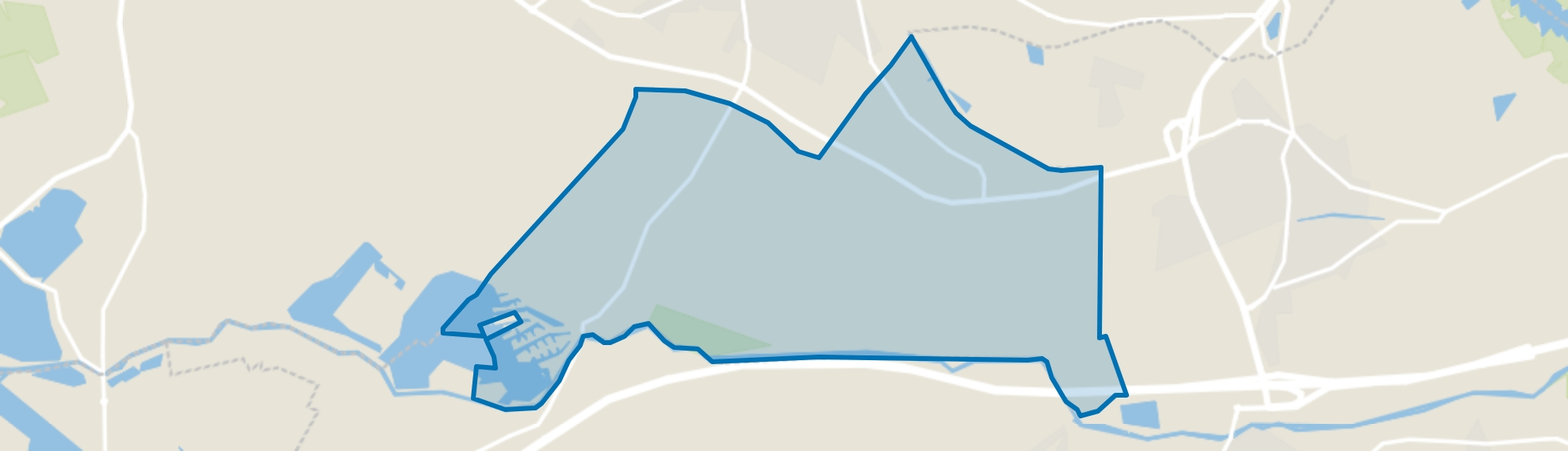 Verspreide huizen Aalst Leutes polder Aalst, Lienden map