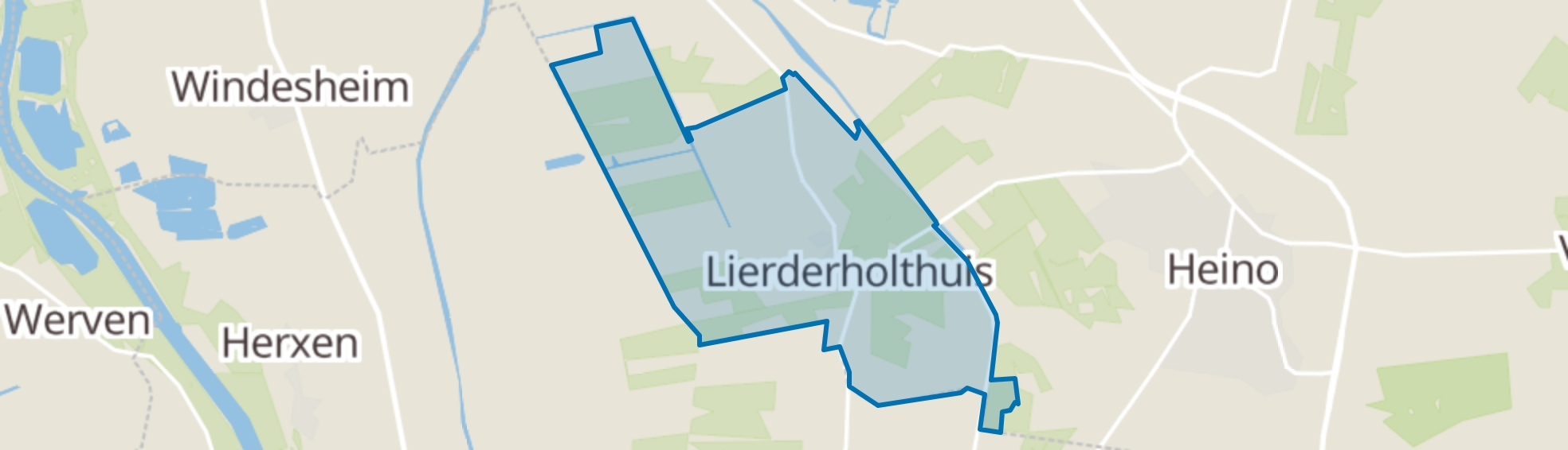 Lierderholthuis map