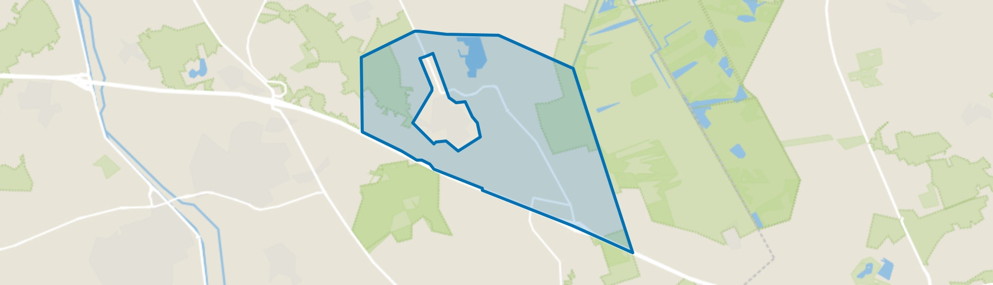 Verspreide huizen Liessel, Liessel map