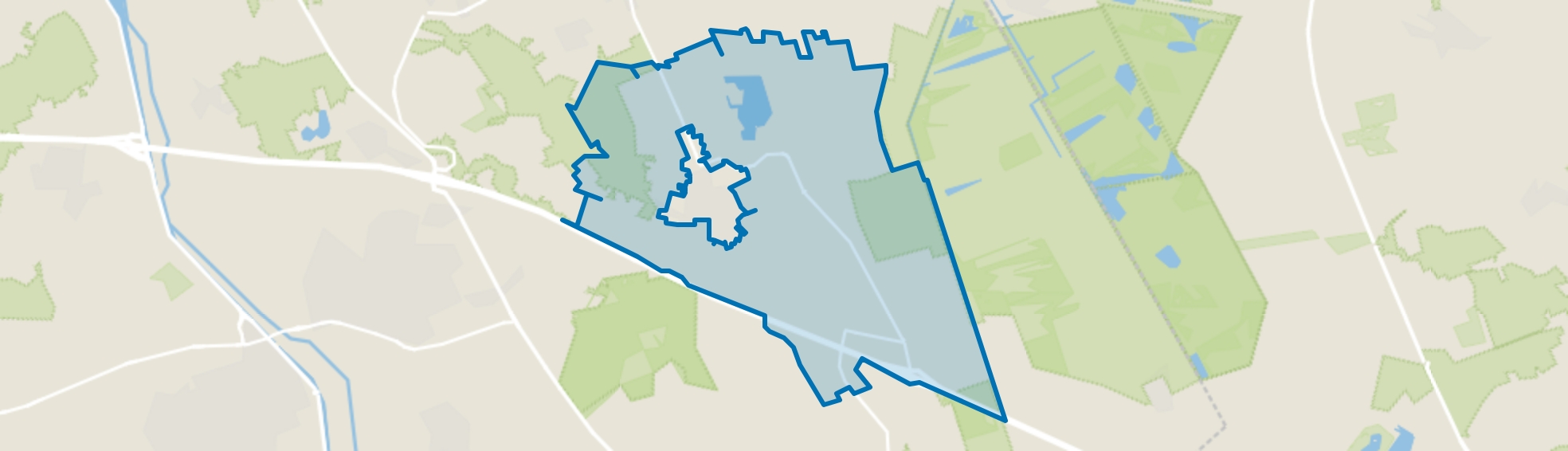Verspreide woningen bij Liessel, Liessel map