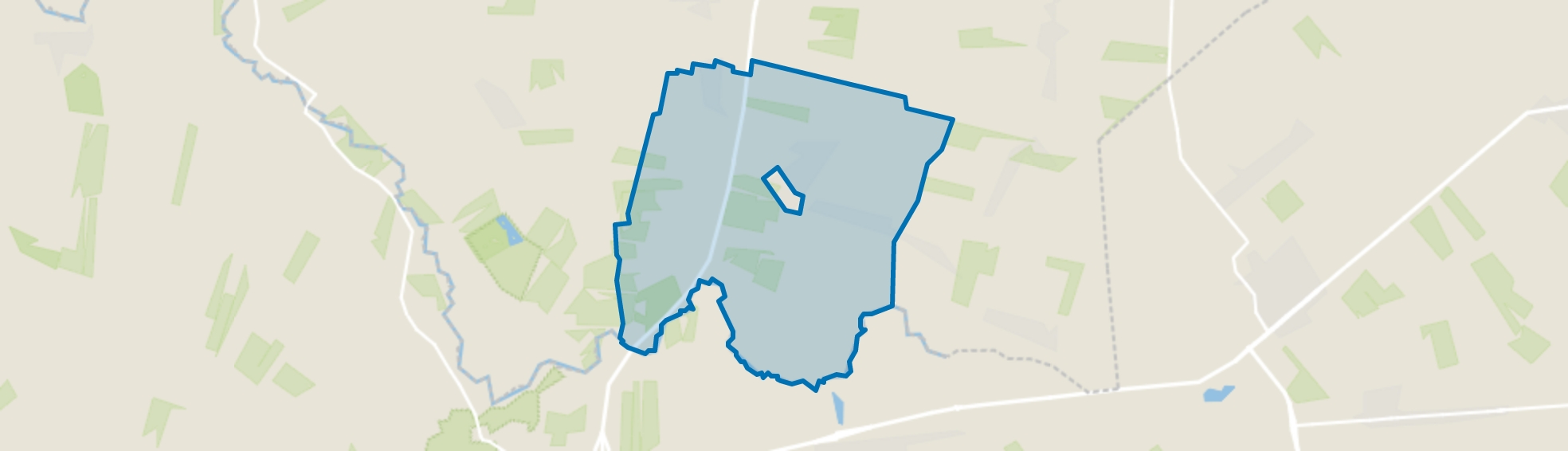 Verspreide huizen Linde, Linde map