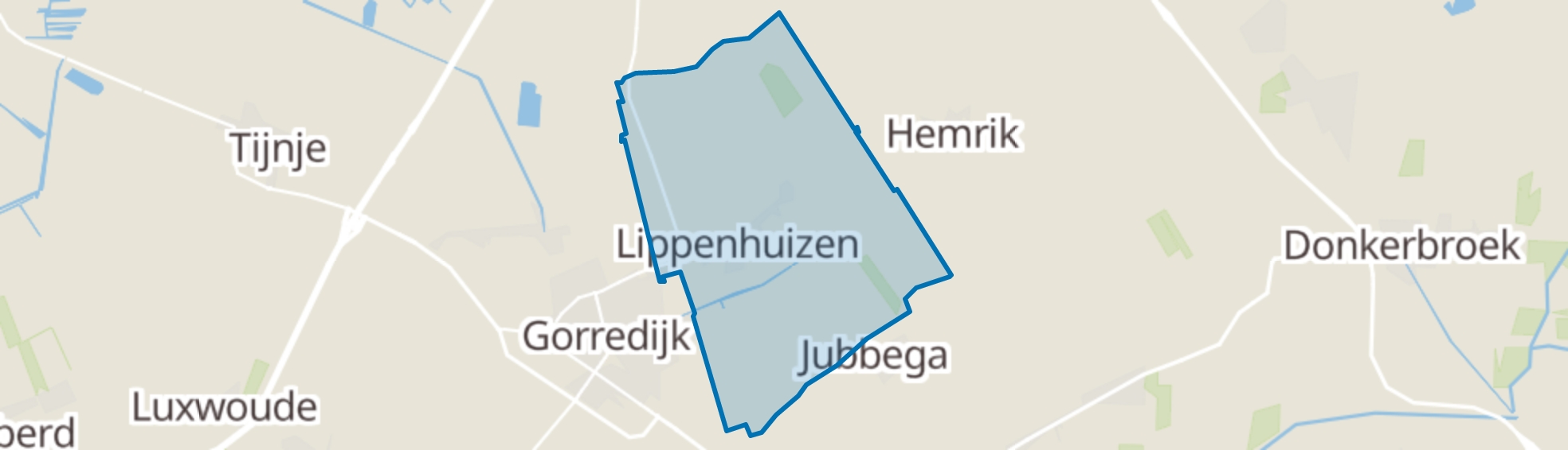 Lippenhuizen map