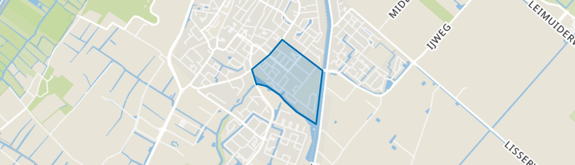 Bloemenbuurt, Lisse map