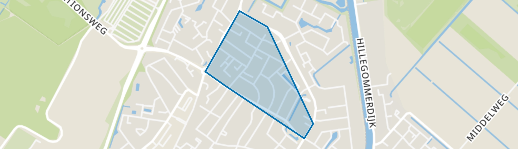 Oranjebuurt, Lisse map