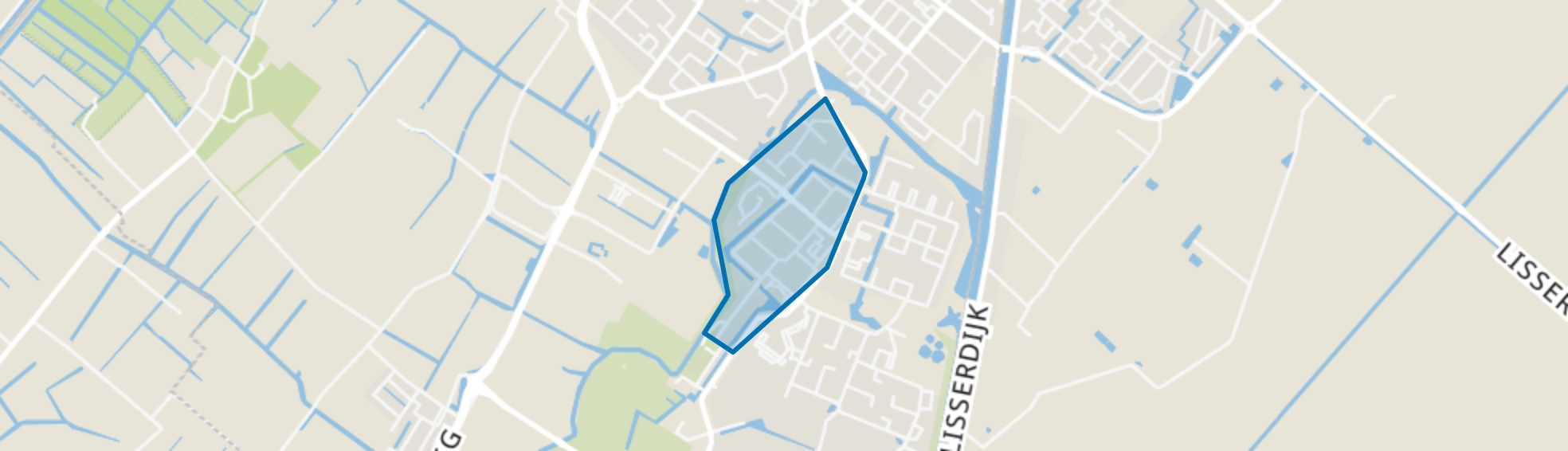 Vogelbuurt, Lisse map
