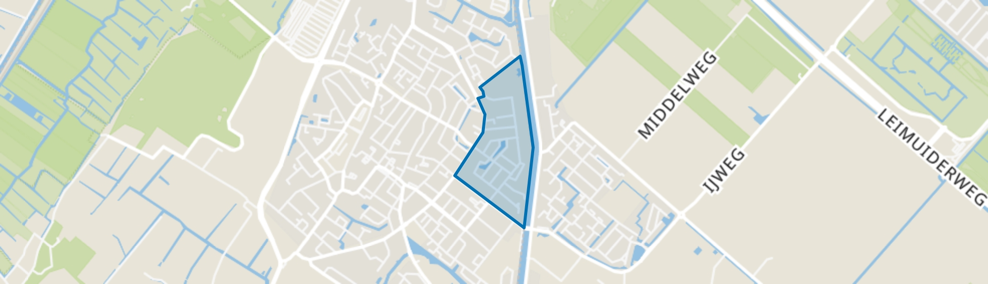 Zeeheldenbuurt, Lisse map