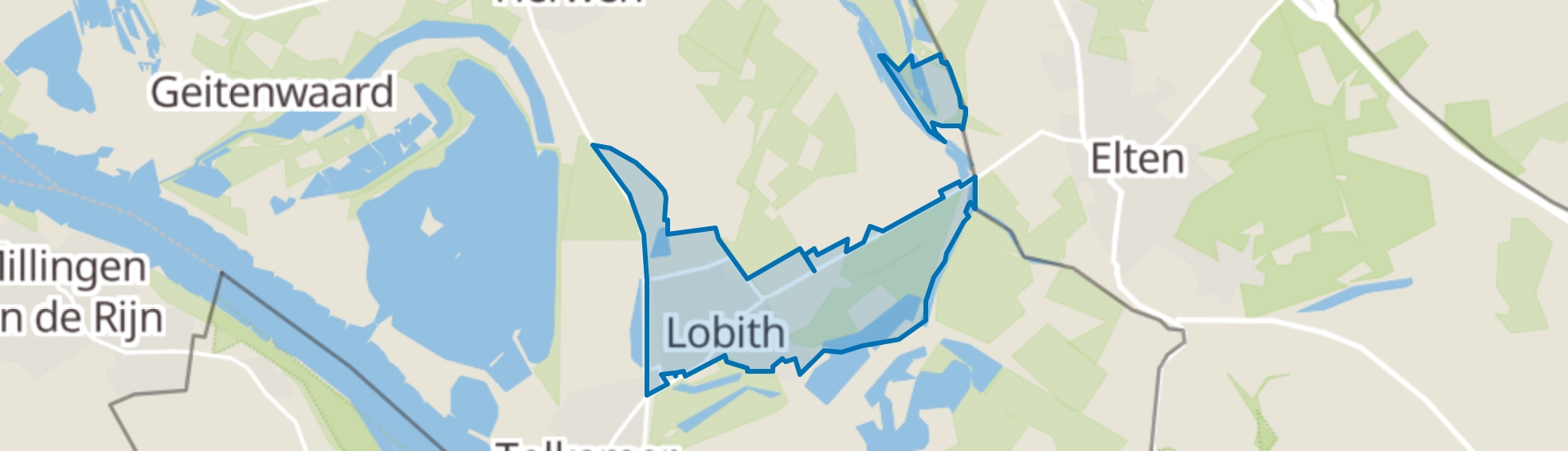 Lobith map