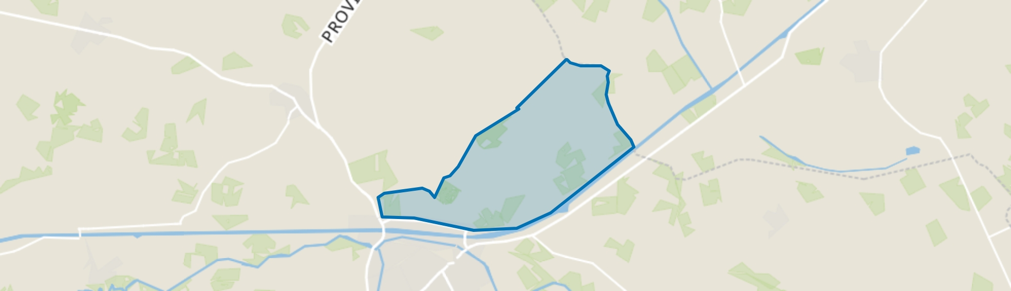 Verspreide huizen Ampsen, Lochem map