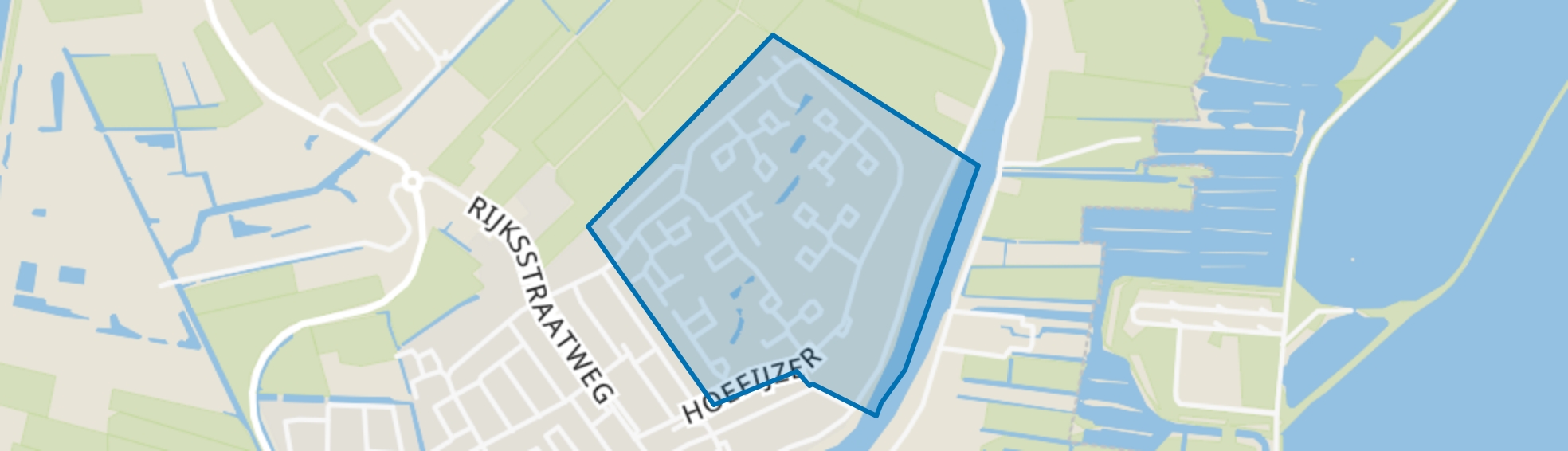 Hoefijzer, Loenen aan de Vecht map