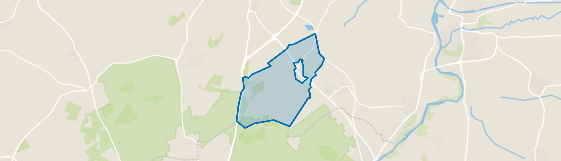 Bosgebied Loenen, Loenen map