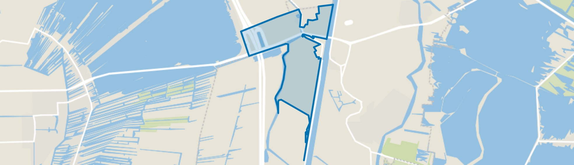 Poldergebied Loenersloot I, Loenersloot map