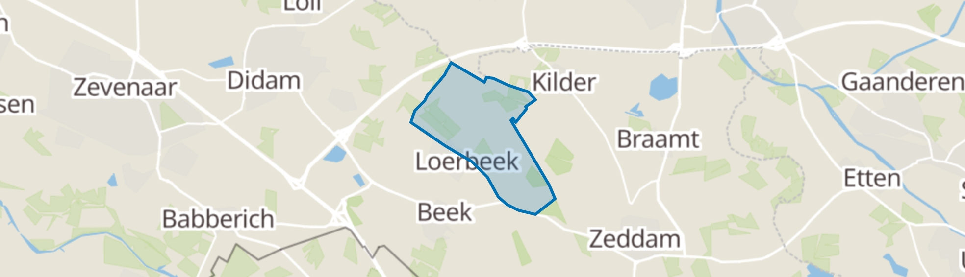 Loerbeek map