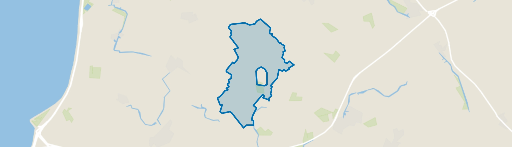Verspreide huizen Lollum, Lollum map