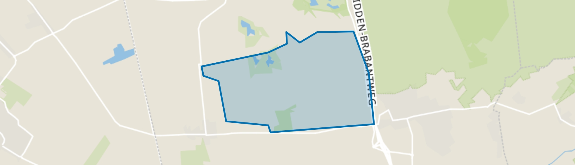 Bergeind, Loon op Zand map
