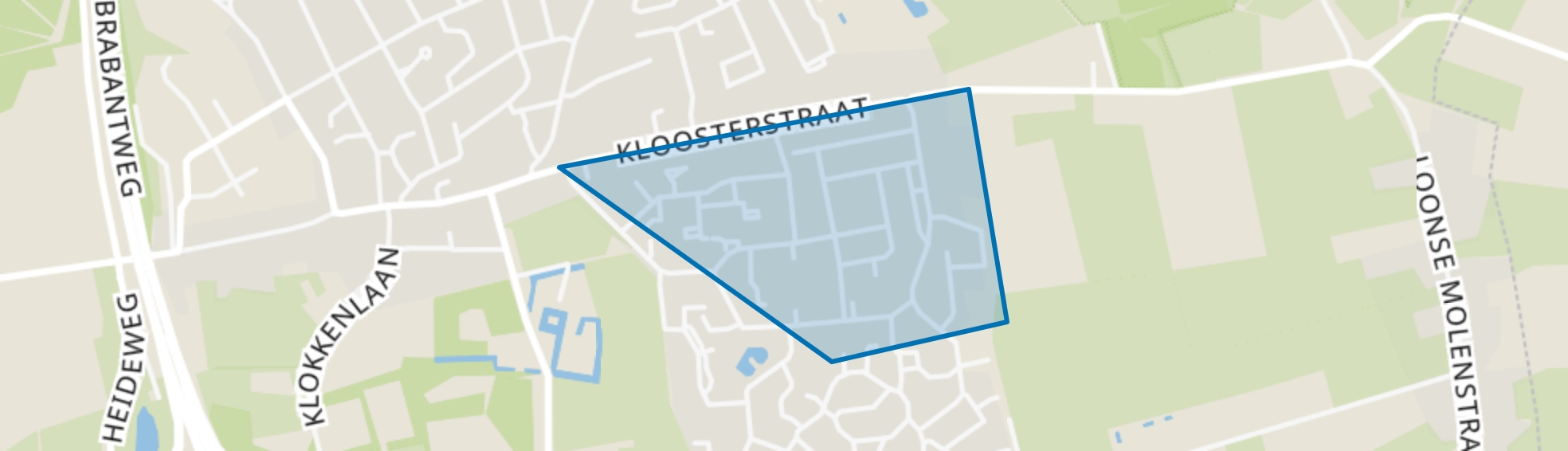 Molenwijk (noord), Loon op Zand map