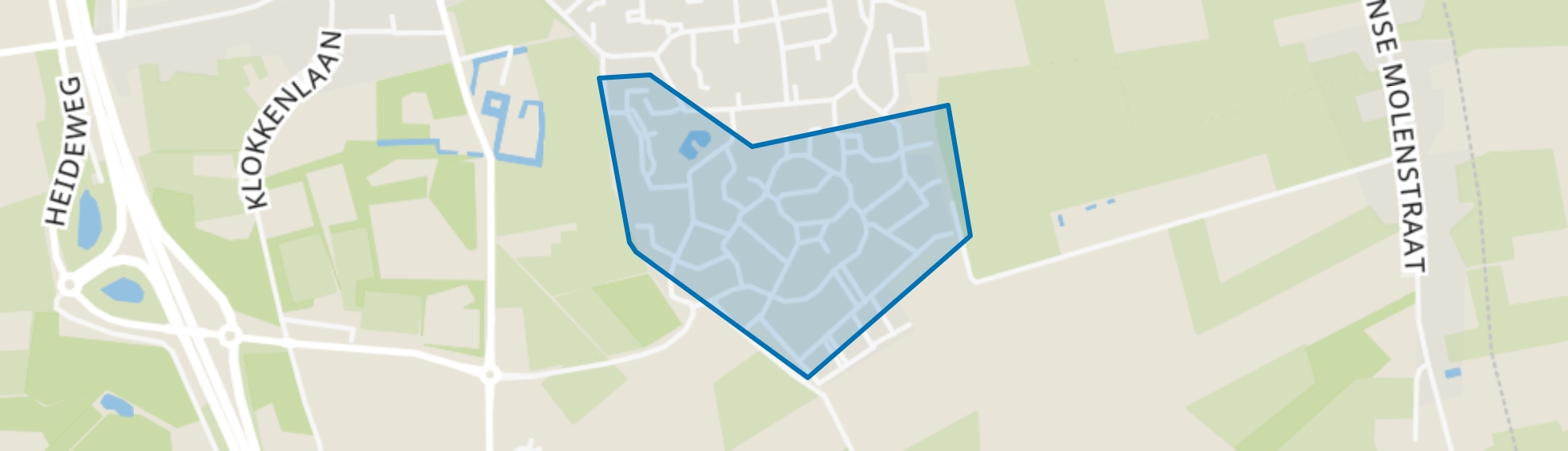 Molenwijk (zuid), Loon op Zand map