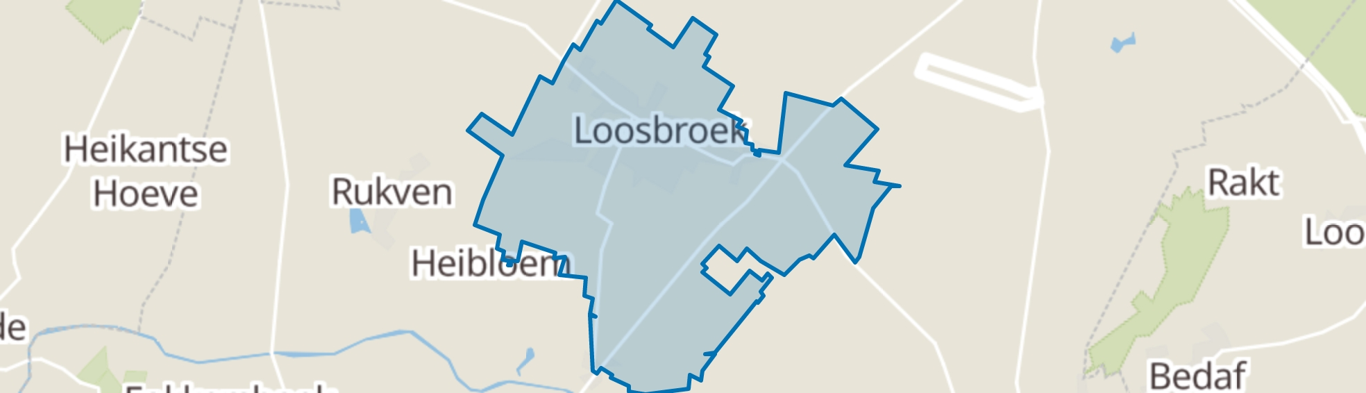 Loosbroek map
