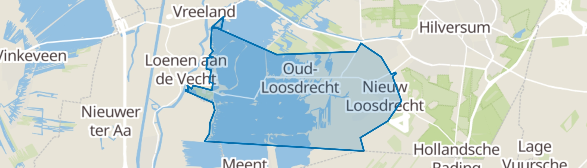 Loosdrecht map