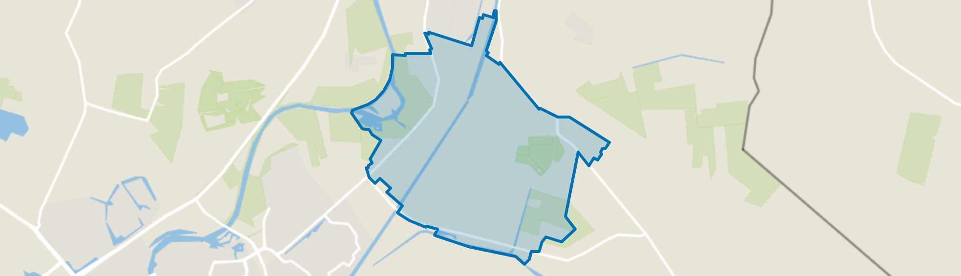 Verspreide huizen Loozen, Loozen map