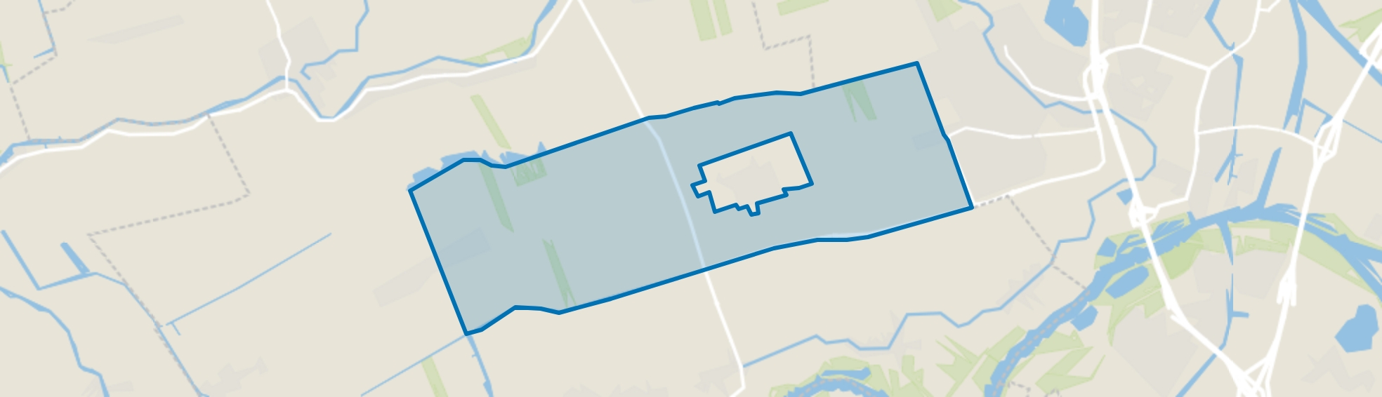 Benschop Boveneind-Benedeneind, Lopik map