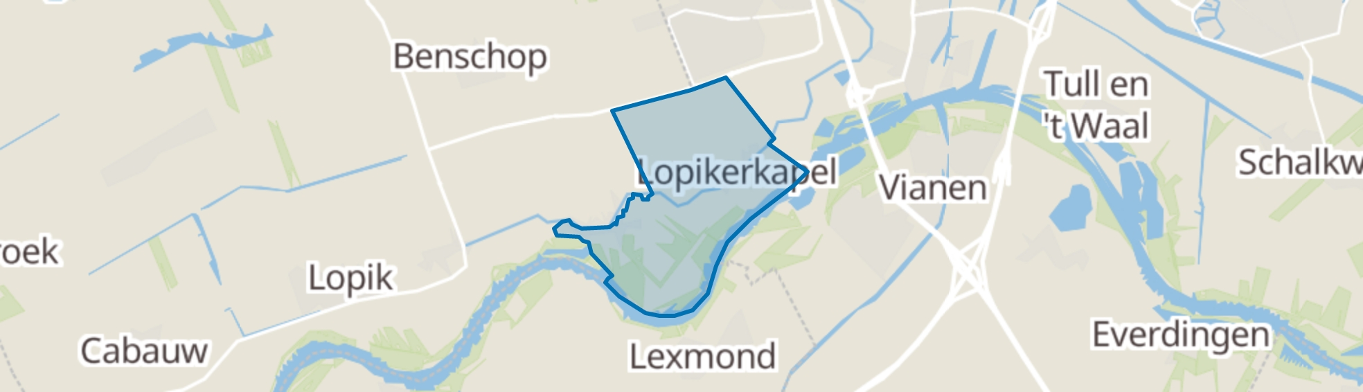 Lopikerkapel map