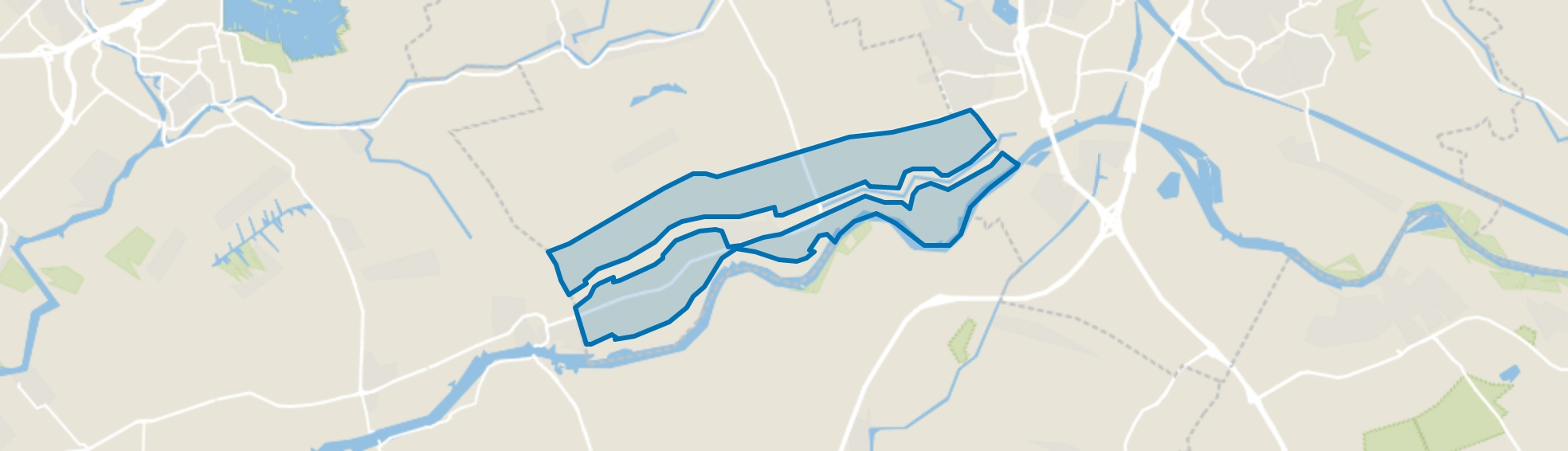 Langs de Lekdijk Lopikerwaard, Lopikerkapel map