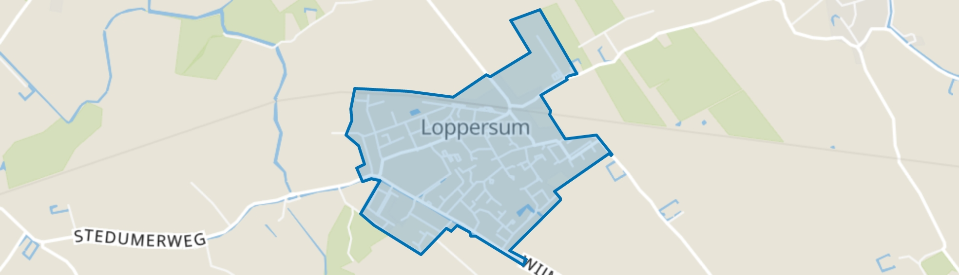 Loppersum, Loppersum map