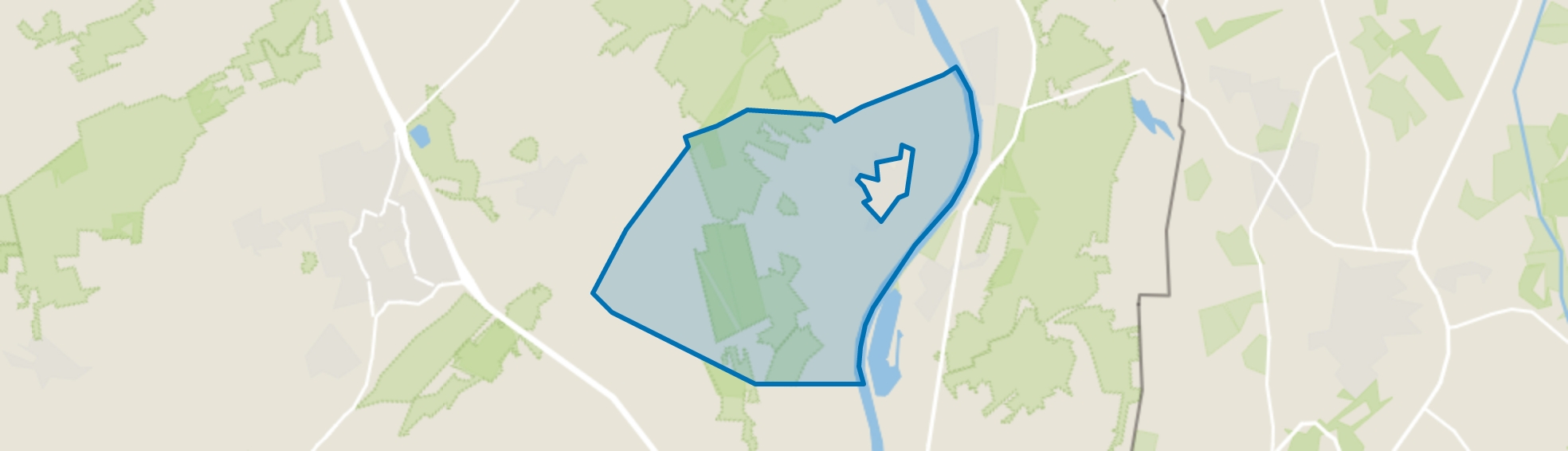 Verspreide huizen Lottum, Lottum map