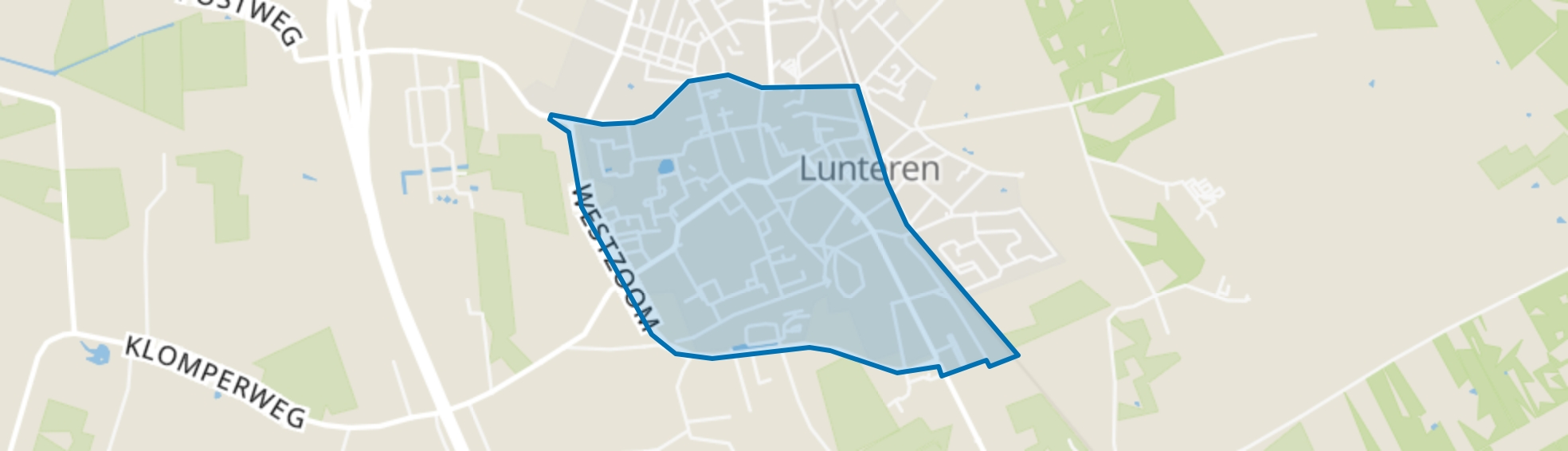 Centrum Lunteren, Lunteren map