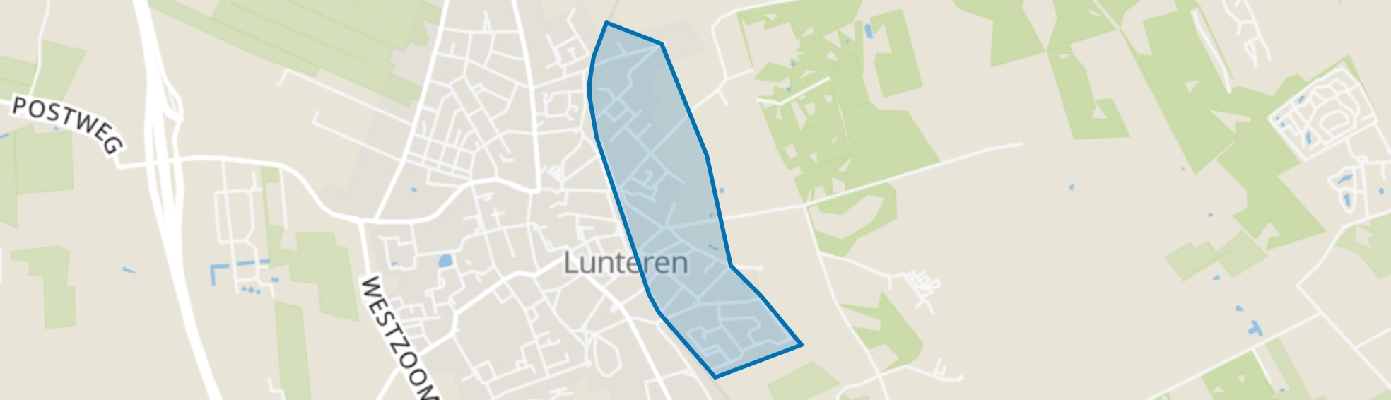 Lunteren-Oost, Lunteren map