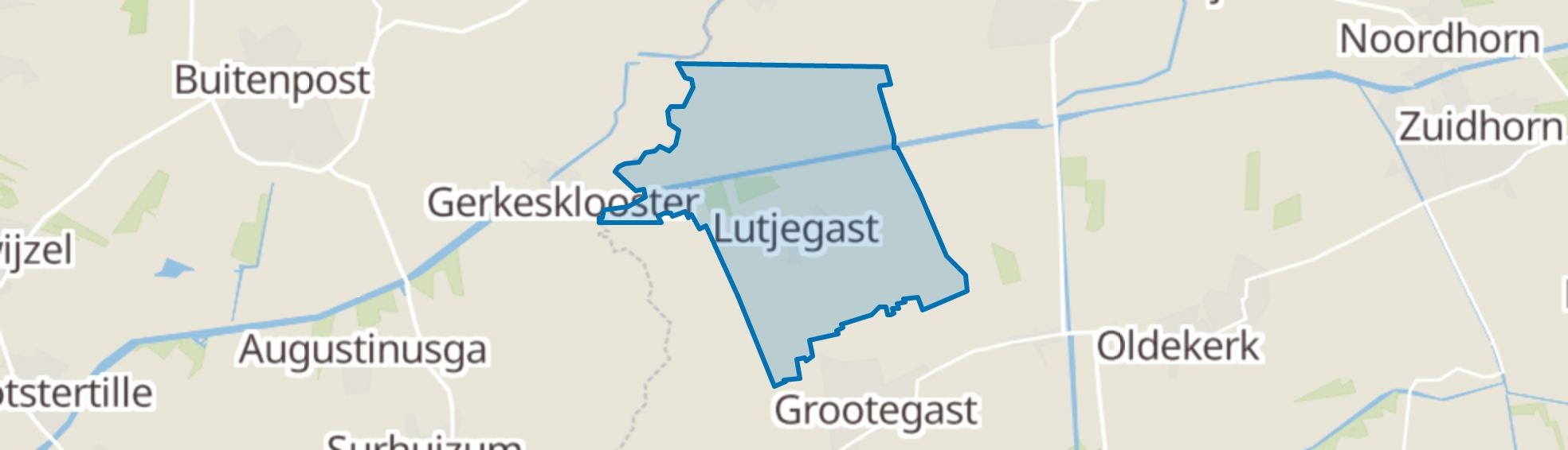 Lutjegast map