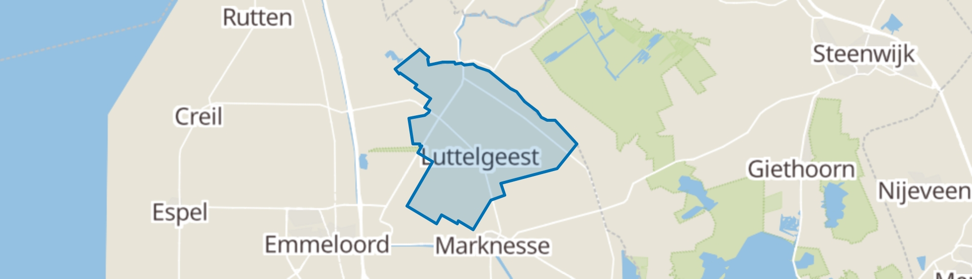 Luttelgeest map