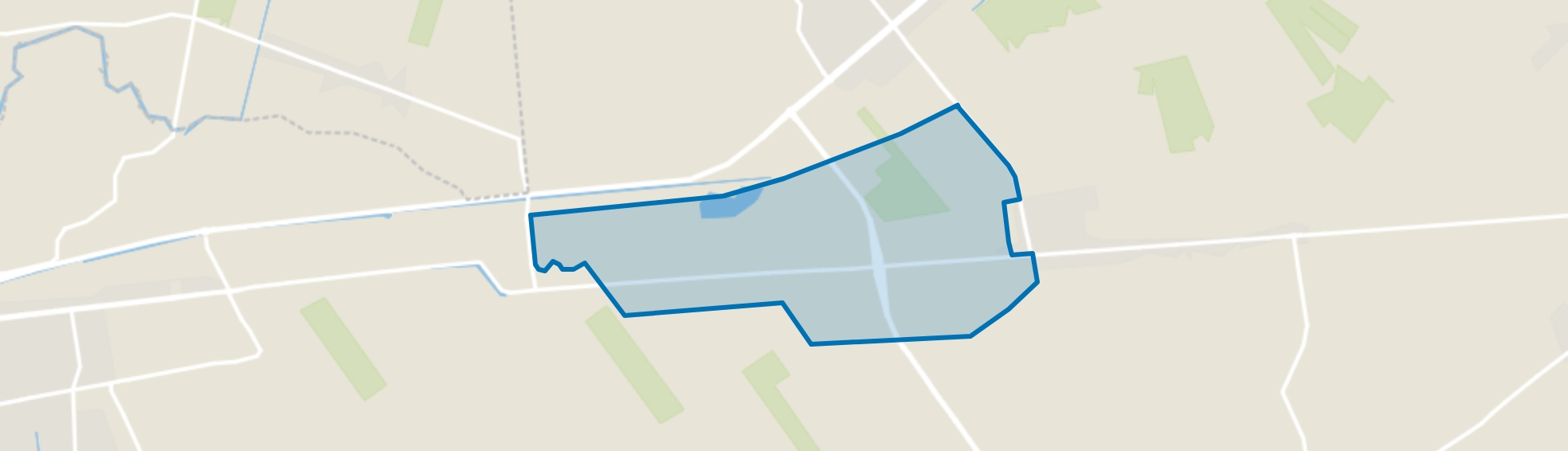 Verspreide huizen Lutten-West, Lutten map