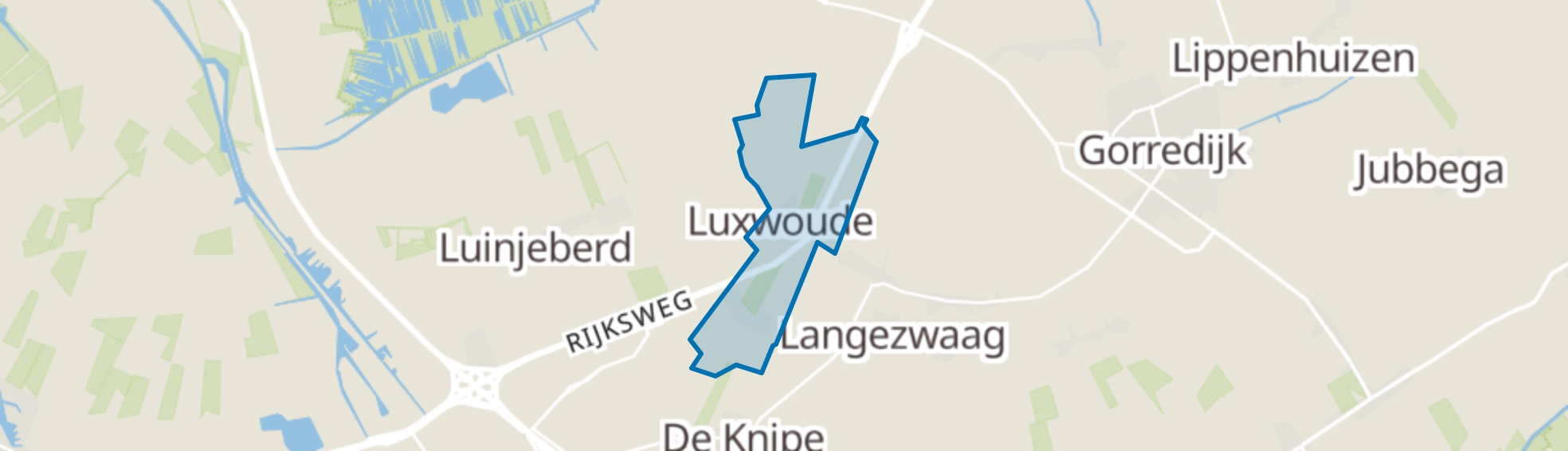 Luxwoude map