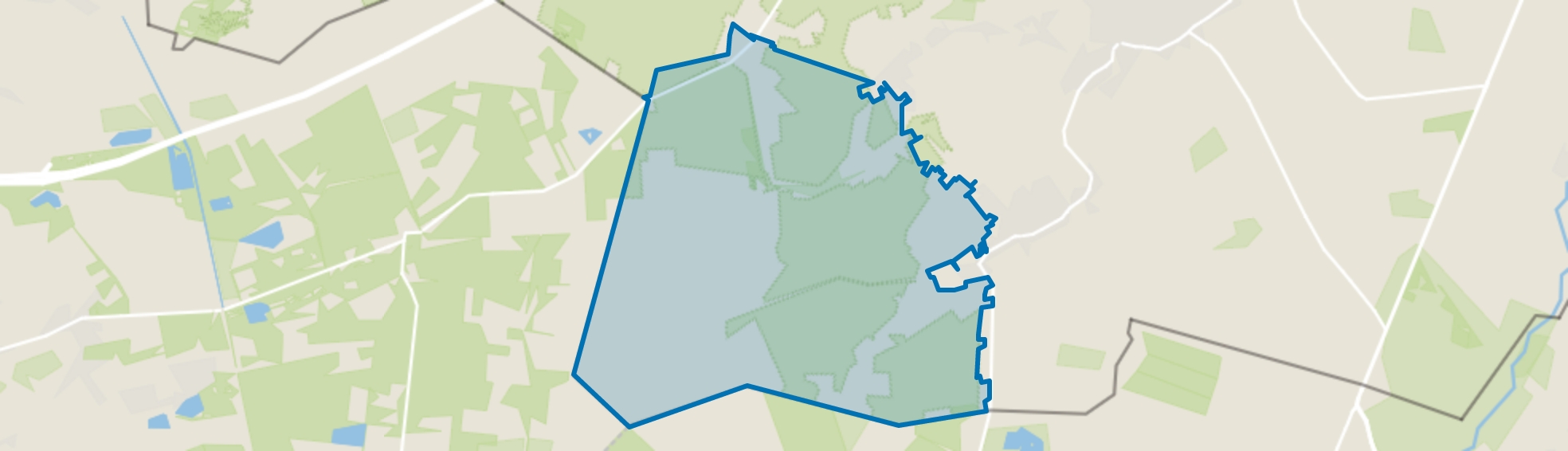 Buitengebied Zuid-West, Luyksgestel map