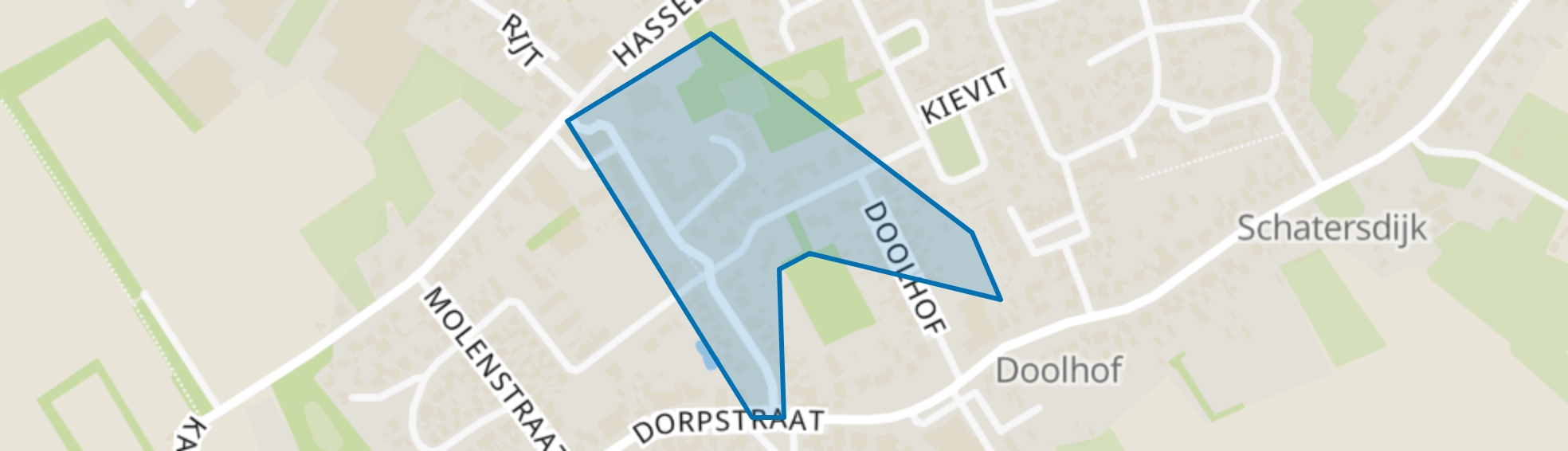 Kerkstraat e.o., Luyksgestel map