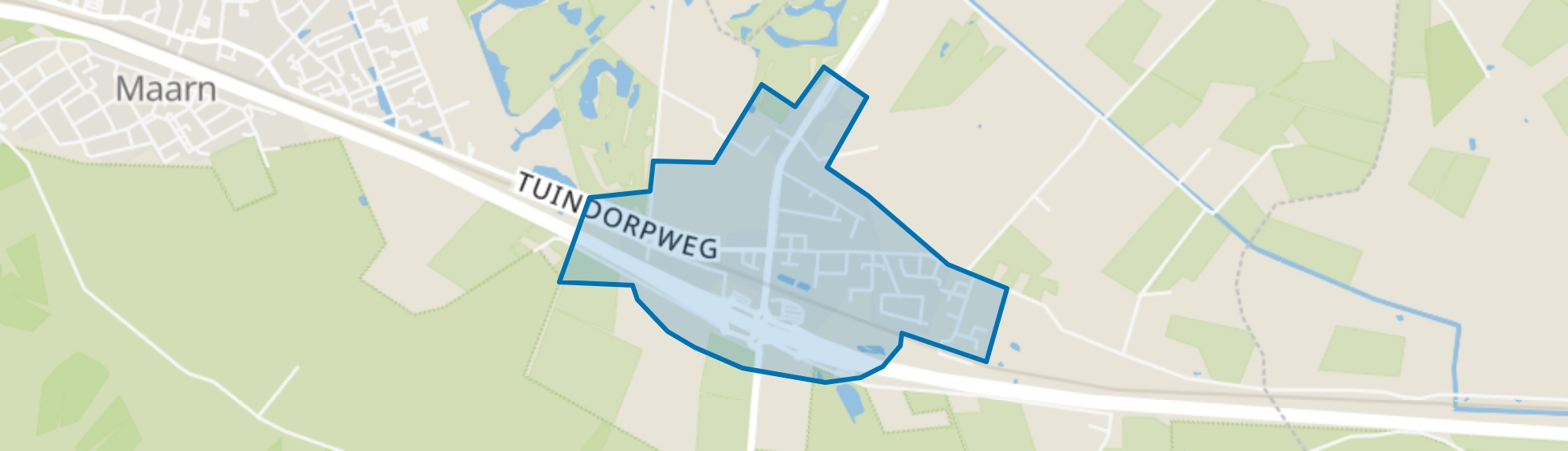 Maarsbergen-Dorp, Maarsbergen map