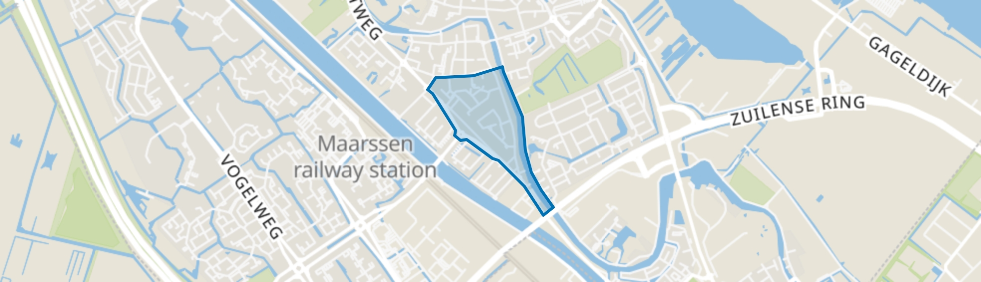 Componistenbuurt, Maarssen map