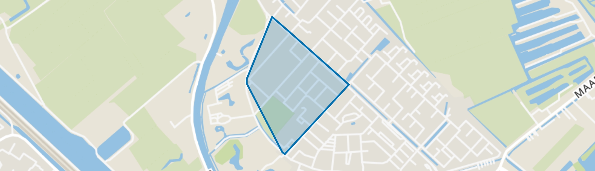 Lanenkwartier, Maarssen map