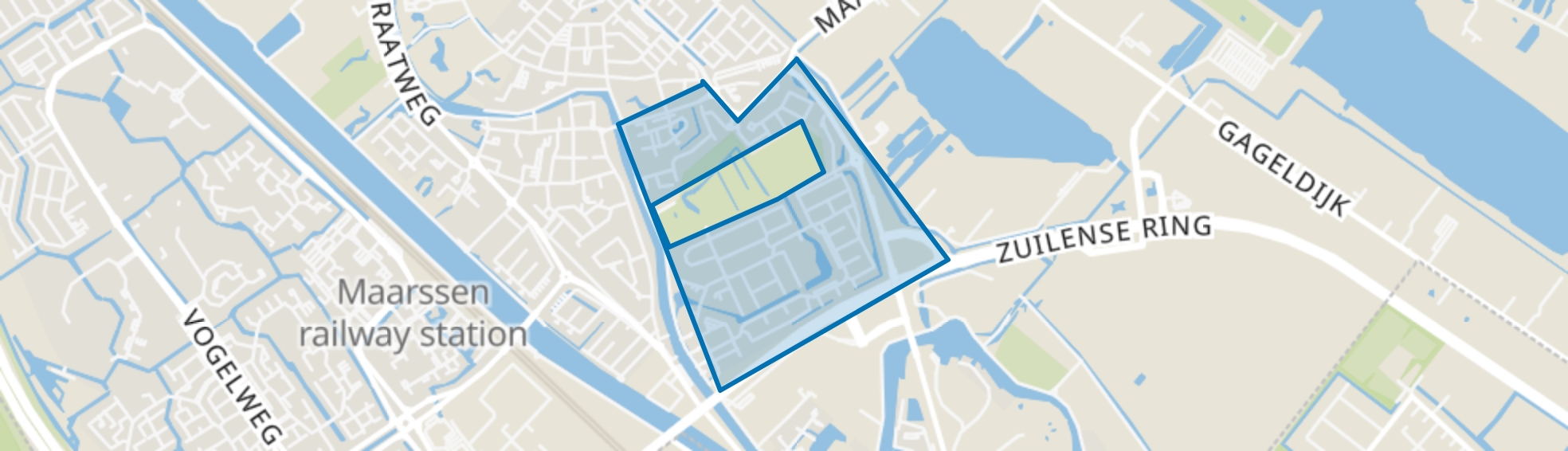 Zandweg-Oostwaard, Maarssen map