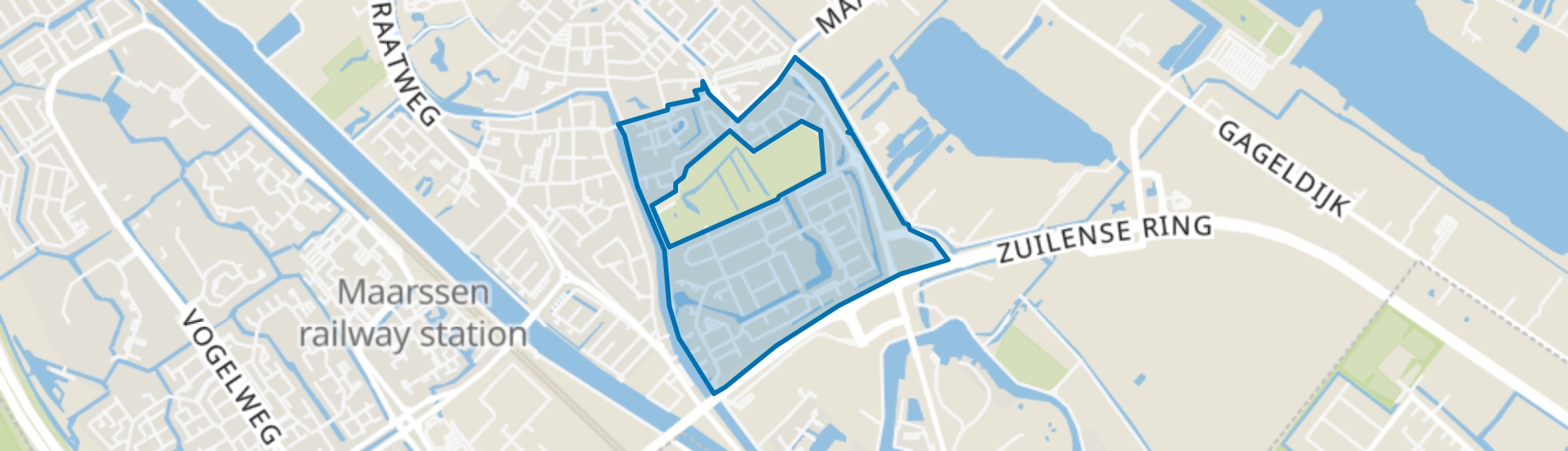 Zandweg-Oostwaard, Maarssen map