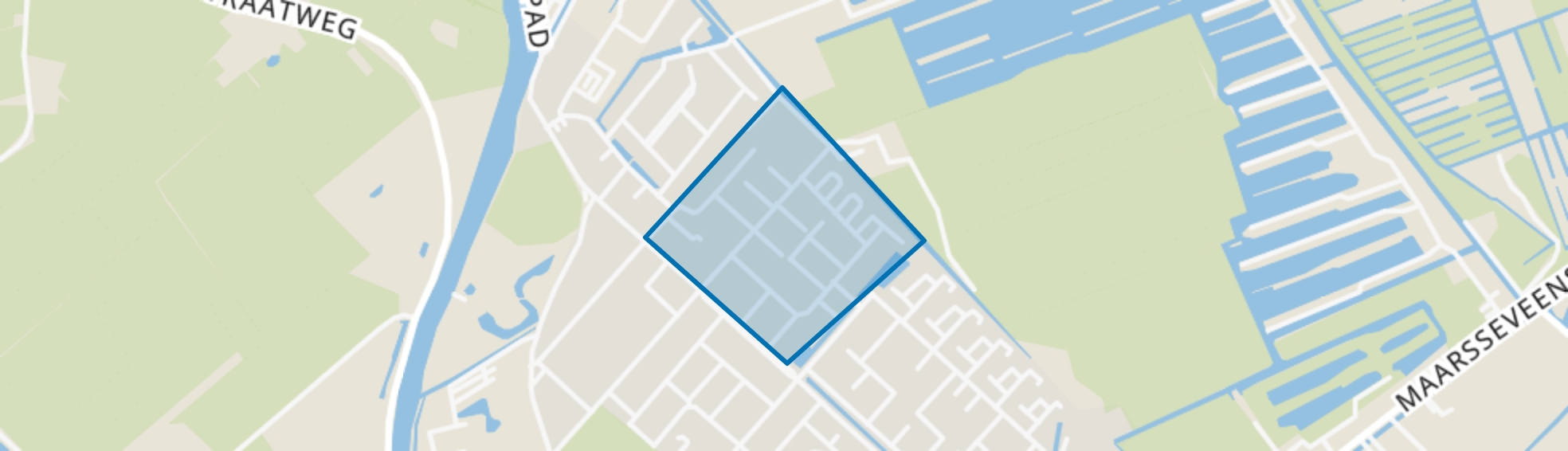 Zeeheldenbuurt, Maarssen map