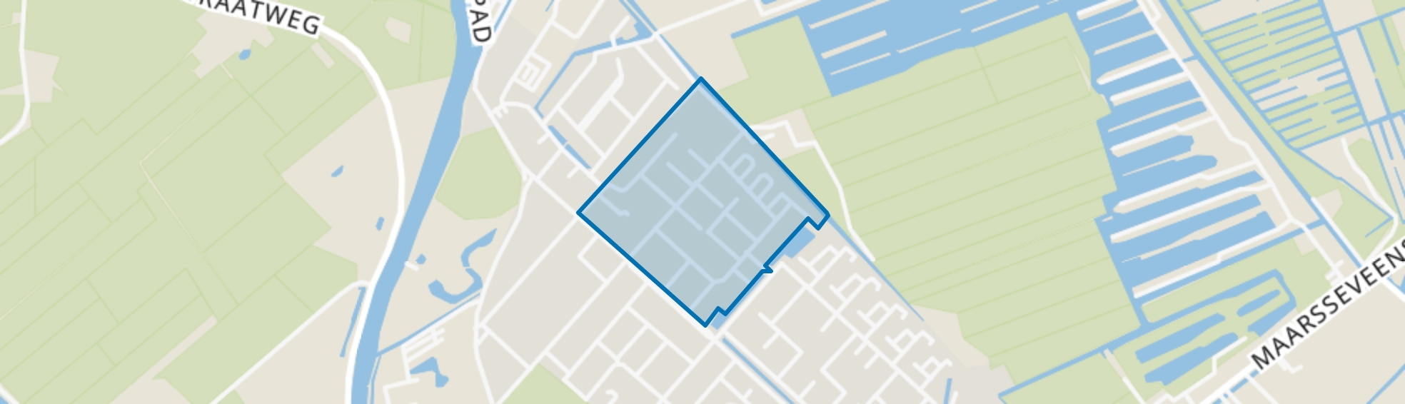 Zeeheldenbuurt, Maarssen map