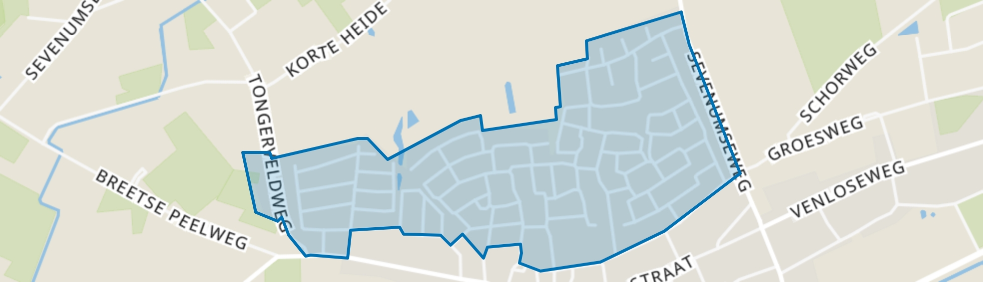 Achter de Hoven, Maasbree map