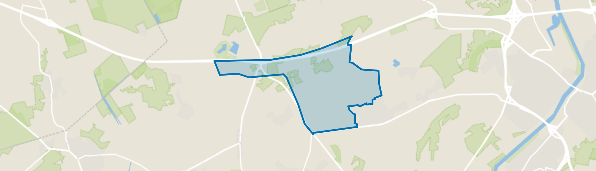 Buiteng. Tongerlo-Korte Heide-Schoorveld, Maasbree map