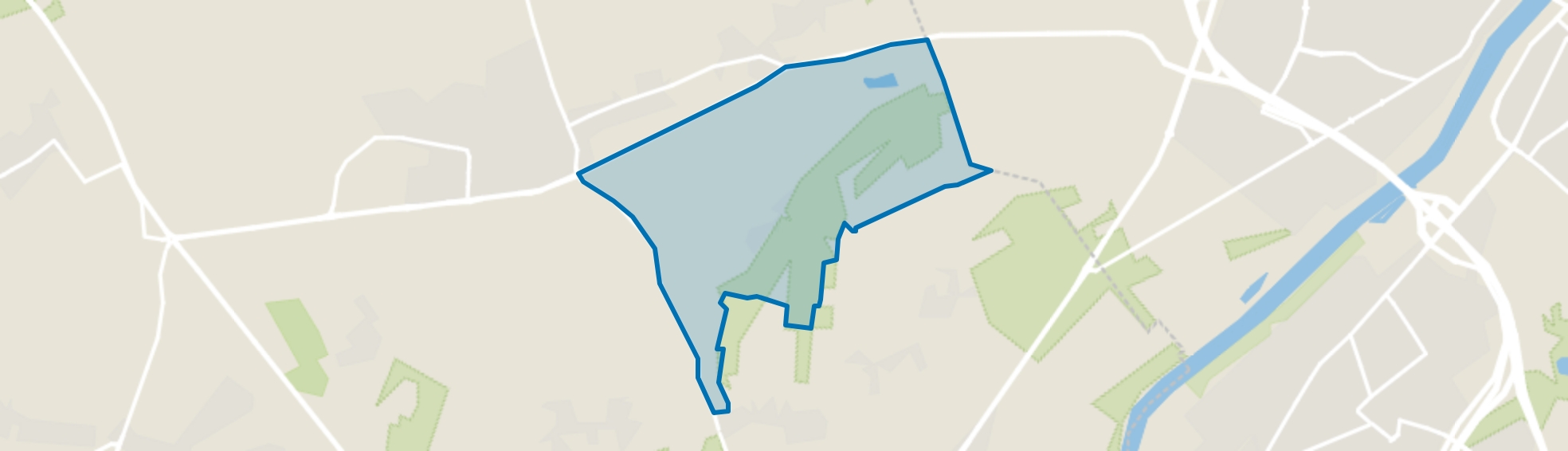Buitengebied Dubbroek-Zandberg, Maasbree map