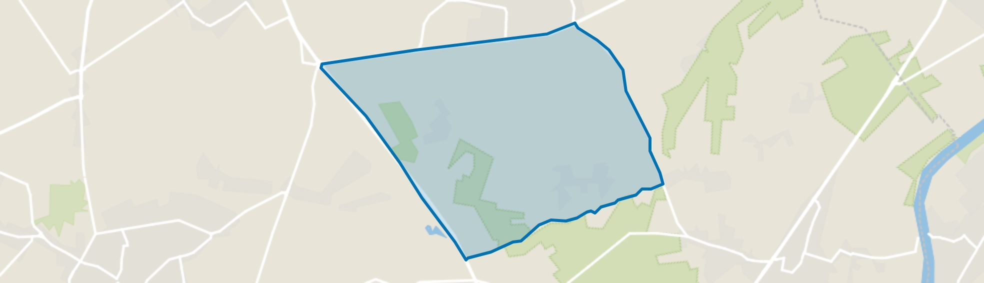 Buitengebied Rinkesfort-Oude Heldenseweg, Maasbree map