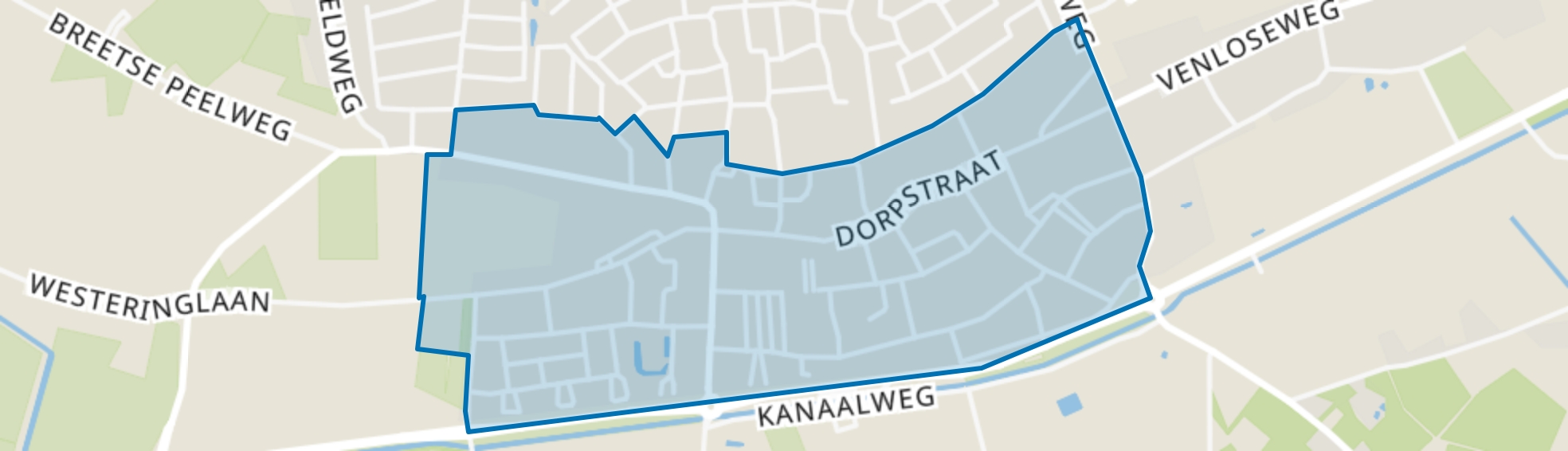 Maasbree-centrum, Maasbree map